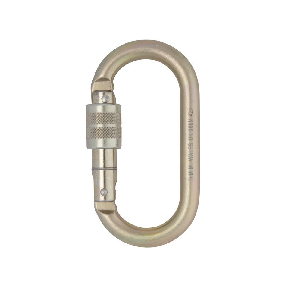 Steel Oval Screwgate Carabiner