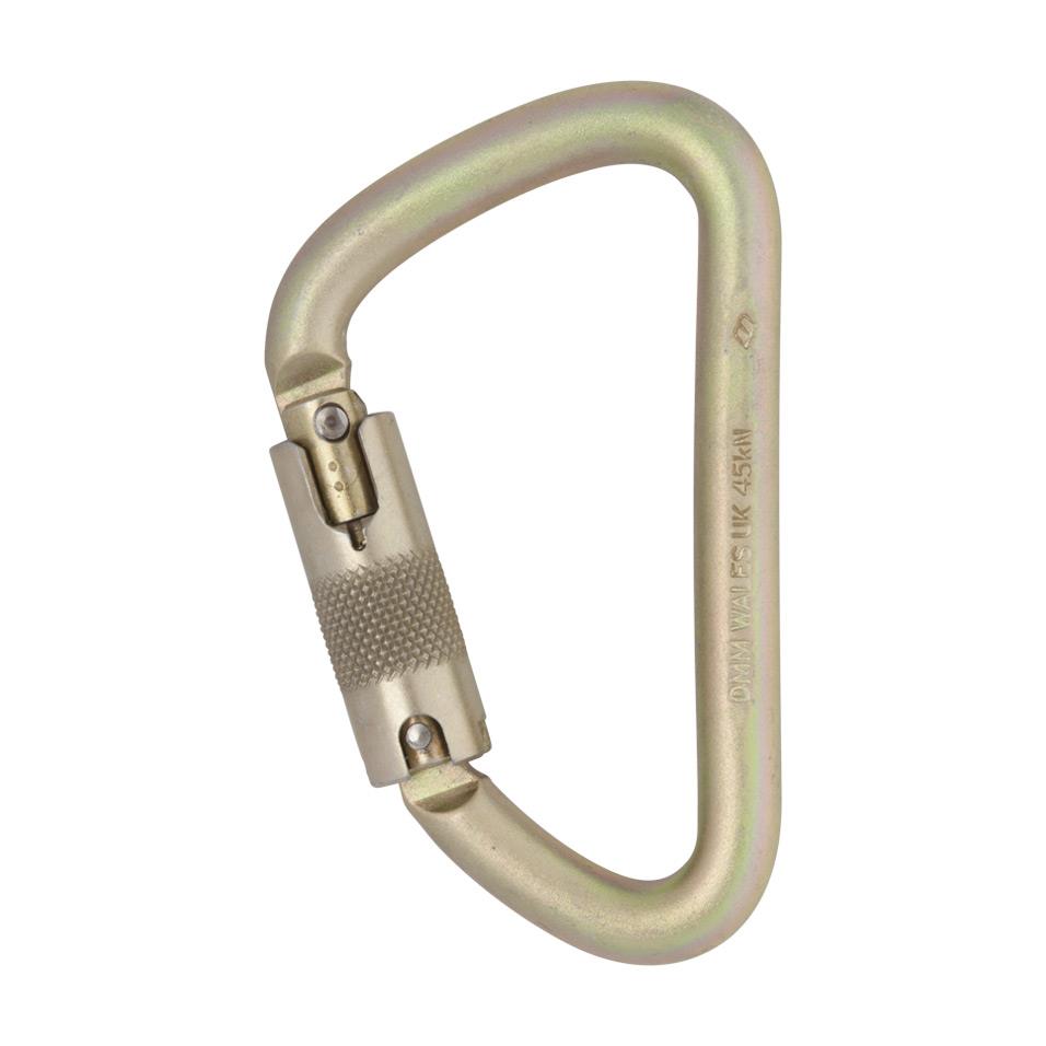 Steel Klettersteig Locksafe ANSI Carabiner