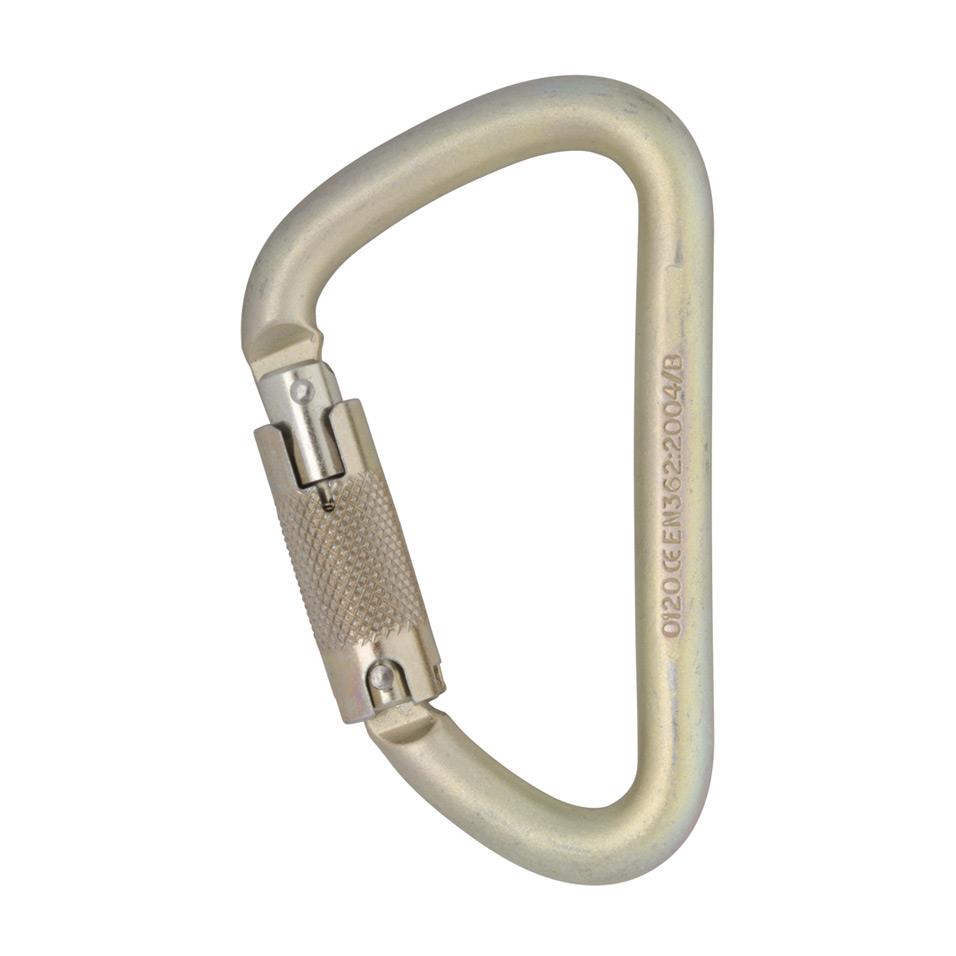 Steel Klettersteig Locksafe Carabiner