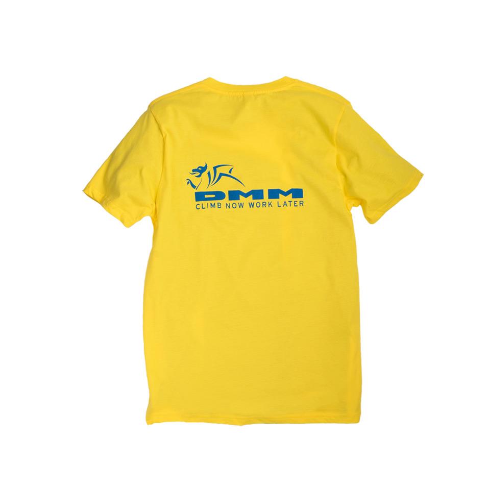 Mens DMM T-shirt Yellow back