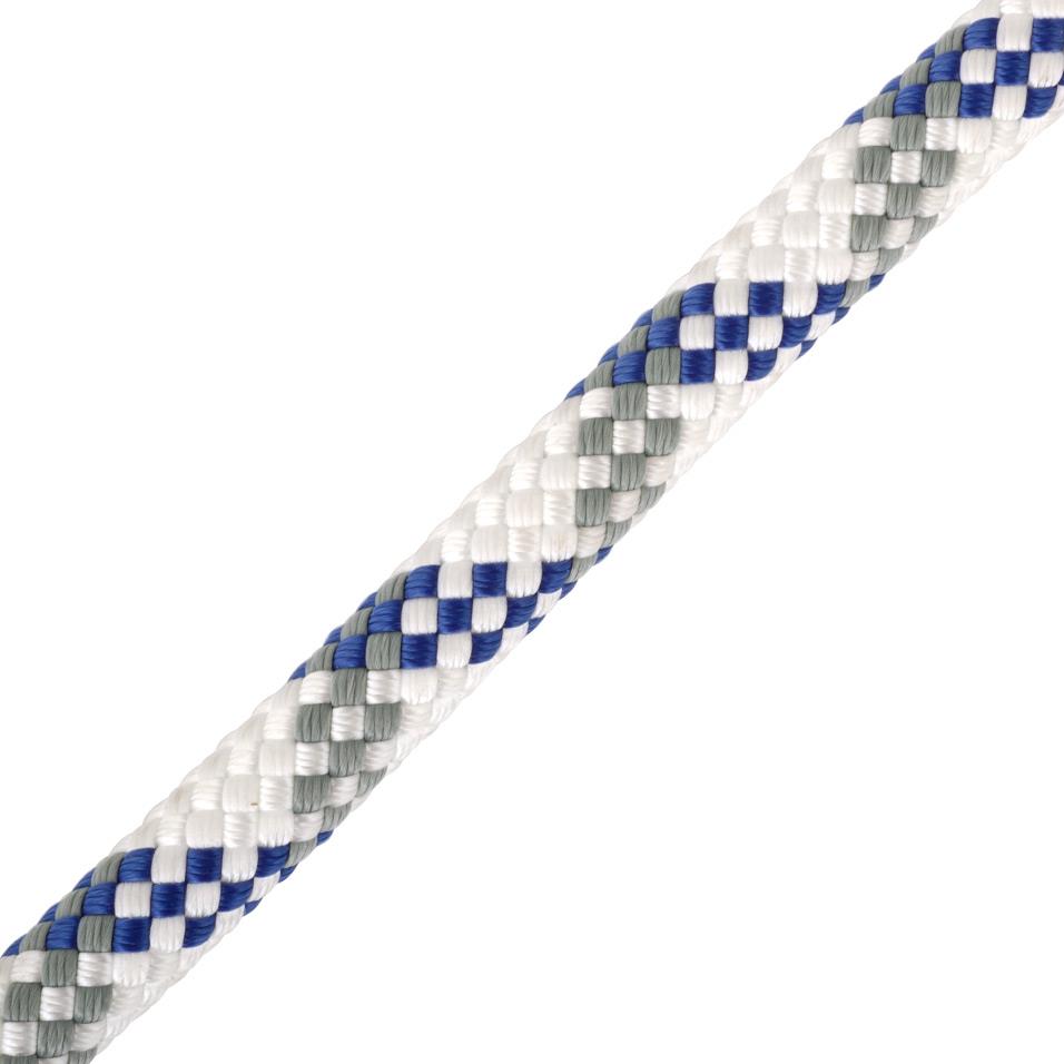 Worksafe 11mm white/blue/grey 50m