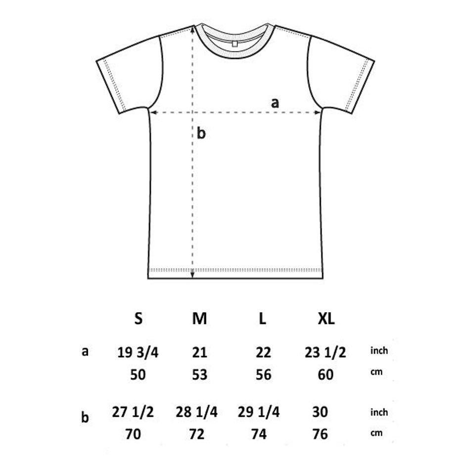mens xl t shirt size chart