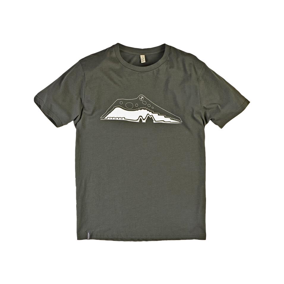 Mens Pick T Shirt Dark Green/White