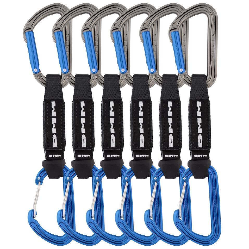 アウトドア 登山用品 DMM/クイックドロー×６本セット (ヌンチャク クライミング アルパイン 